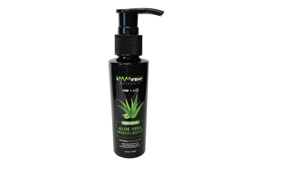 aloe vera plant moisturizer iMMense Naturals Aloe Vera Moisturizer-Face Moisturizer for Dry Skin, Treat Blemishes- Prevent Breakouts, Natural Face Moisturizer for Women and Men